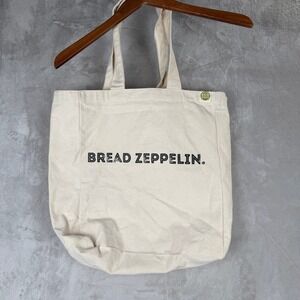 Sourdough Rock Bread Maker Bag Bread Zeppelin Natural Cotton Canvas Tote Bag